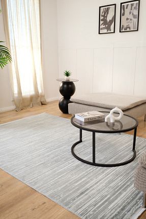 فرش طوسی قابل شستشو Kaşmir Halı - کد 887063824