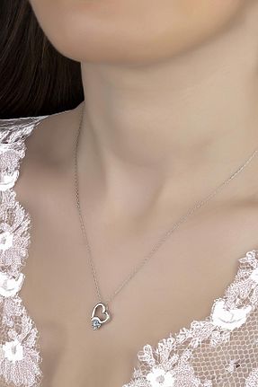 گردنبند نقره زنانه 925 عیار Swarovski - کد 770073970