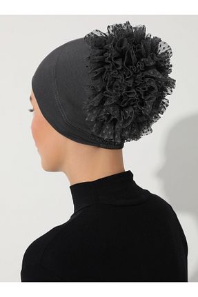 کلاه شنای حجاب طوسی زنانه Tuva - کد 840120647