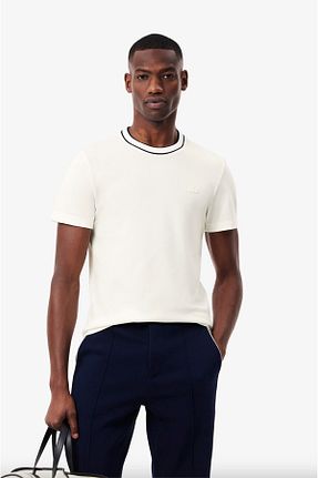 تیشرت سفید مردانه رگولار Lacoste - کد 924344734