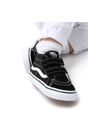 کفش پیاده روی مشکی بچه گانه جیر Vans - کد 738790608
