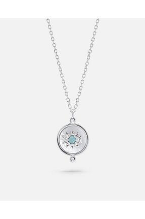گردنبند نقره سفید زنانه 925 عیار MEKS PRIVE - کد 924353620