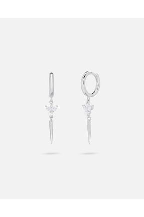 گوشواره نقره سفید زنانه 925 عیار MEKS PRIVE - کد 924356599