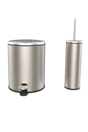 ست حمام زرشکی استیل (فولاد) Prima Nova - کد 459401175