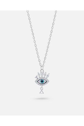 گردنبند نقره سفید زنانه 925 عیار MEKS PRIVE - کد 924354055