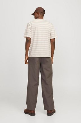 تیشرت طوسی مردانه یقه دوچرخه Jack & Jones - کد 893536519