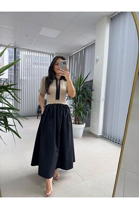 لباس مشکی زنانه بافتنی caddstore - کد 924366209