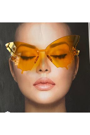 عینک آفتابی زرد زنانه 5 SUNA - کد 924367947