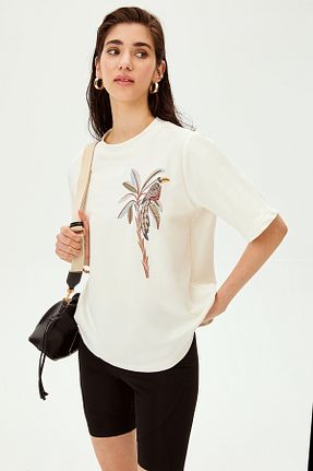 تیشرت مشکی زنانه اورسایز Allyco - کد 923490056