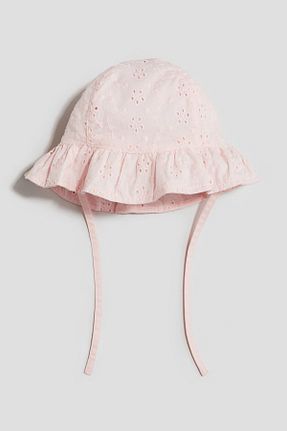 کلاه صورتی بچه گانه پنبه ای H&M - کد 925039681