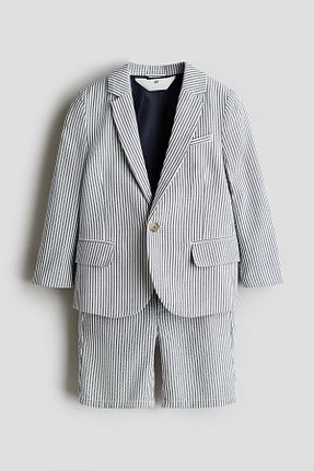 کت بلیزر سرمه ای بچه گانه H&M - کد 925039428