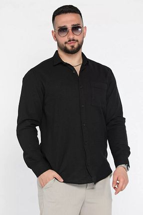 پیراهن مشکی مردانه رگولار MİSHAR İTALİA - کد 924395030