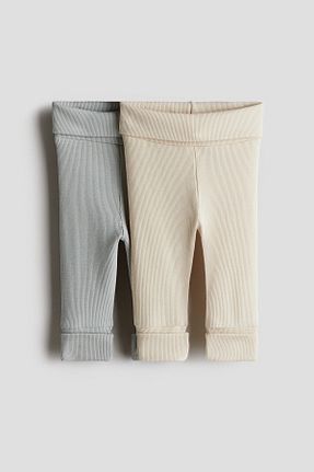 ساق شلواری طوسی بچه گانه پنبه ای H&M - کد 924395145