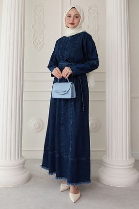 لباس حجاب آبی رگولار InStyle - کد 924391755