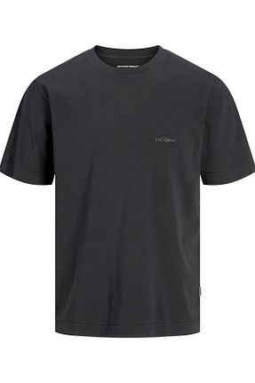 تیشرت مشکی مردانه اسلیم فیت Jack & Jones - کد 924397920