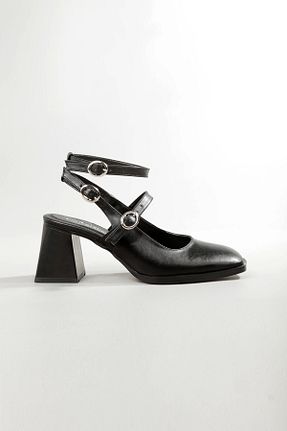 کفش پاشنه بلند کلاسیک مشکی زنانه چرم لاکی Lio Shoes - کد 924432934