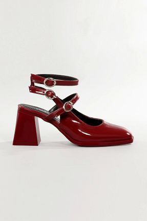 کفش پاشنه بلند کلاسیک زرشکی زنانه Baby Face Lio Shoes - کد 924433449