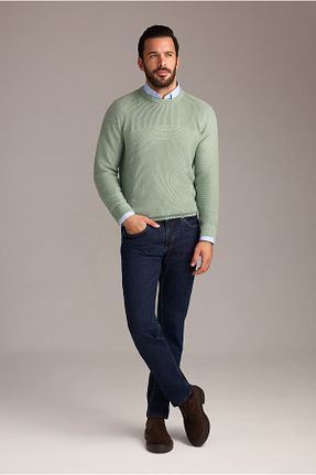 شلوار جین آبی مردانه رگولار Kiğılı - کد 848481288