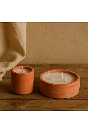 شمعدان و شمع گیر نارنجی Taş Tozu Soul Rest Candle - کد 925049682