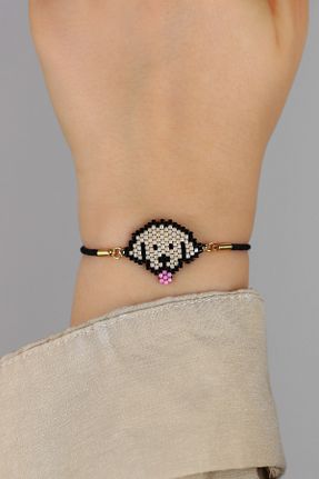 دستبند جواهر طلائی زنانه منجق Kübüşün Atölyesi - کد 891463815