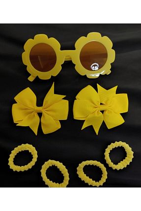عینک آفتابی زرد بچه گانه 6 LİDEAS - کد 924053306
