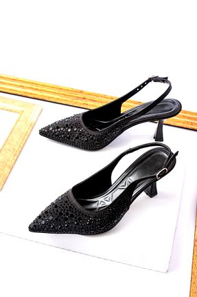 کفش مجلسی مشکی زنانه چرم مصنوعی v.s.h velvet - کد 901083699