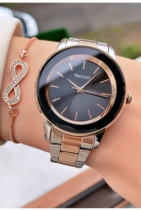 ساعت مچی بژ زنانه 36-40 میلی متر Ferrucci - کد 924466414