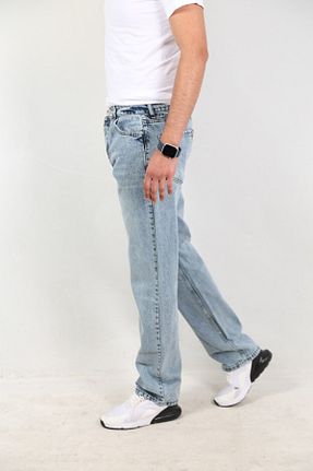 شلوار جین آبی مردانه پاچه پهن Ofzensport - کد 924461979