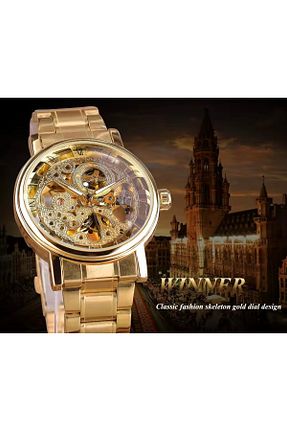 ساعت مچی طلائی مردانه 41-45 میلی متر Sewor - کد 340419234