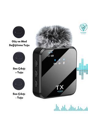 فرستنده بی سیم صدا و تصویر مشکی evotech - کد 924453510