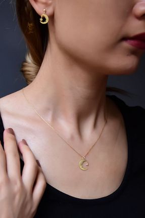 ست نقره طلائی زنانه زیرکن Papatya Silver - کد 244167576