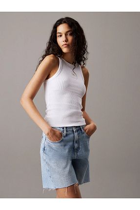 بلوز سفید زنانه ساده Calvin Klein - کد 924503005