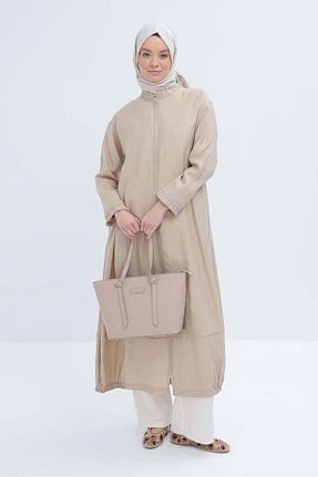 کلاه و ابایا بژ زنانه بافت ALLDAY - کد 924508707