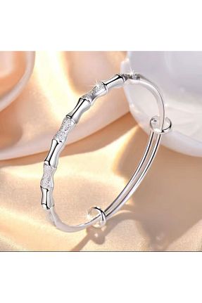دستبند نقره طوسی زنانه 950 عیار AstoriaSilver - کد 925079511