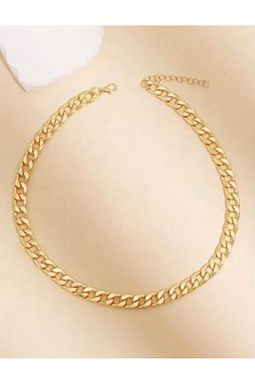 گردنبند استیل ( فولاد ) طلائی زنانه استیل (فولاد) accessoryspace - کد 924460437