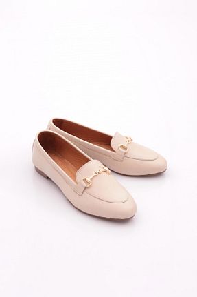 بابت بژ زنانه چرم خالص Dgn - کد 924512929