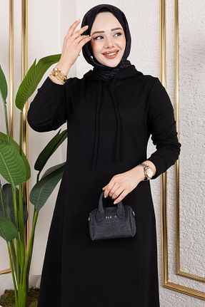 لباس حجاب مشکی زنانه A-line modapinhan - کد 924534428