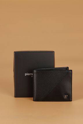 کیف پول مشکی مردانه سایز متوسط Pierre Cardin - کد 925087913