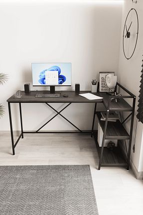 میز تحریر مشکی 75 سانتی متر Flinder - کد 924537649