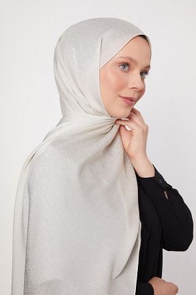 شال طوسی زنانه پلی استر Levidor - کد 924536939