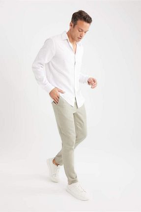 شلوار متالیک مردانه کتان Defacto - کد 930697824