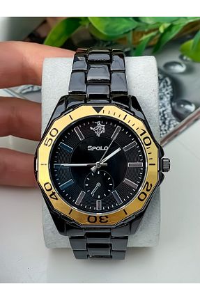 ساعت مچی مشکی مردانه 41-45 میلی متر S.POLO - کد 380066372