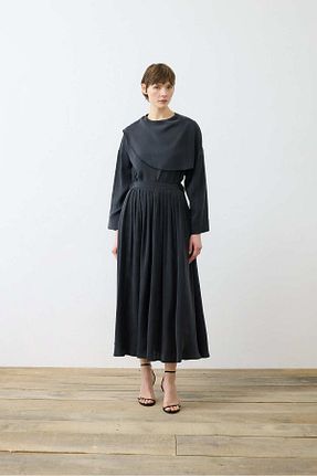 ست بالاتنه و پائین تنه حجاب مشکی زنانه رگولار TERZİ DÜKKANI - کد 904925883