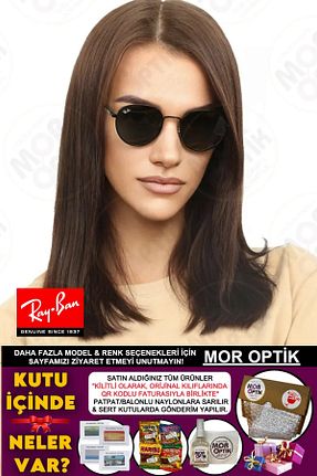 عینک آفتابی مشکی زنانه 50 Ray-Ban - کد 924611595