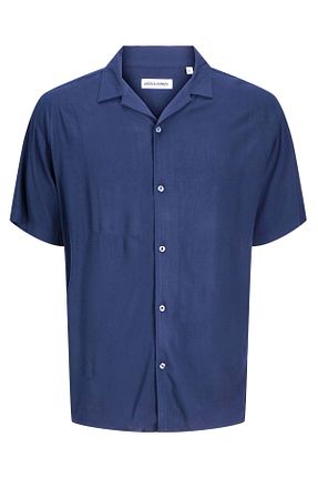 پیراهن سرمه ای مردانه Relaxed Jack & Jones - کد 924623587