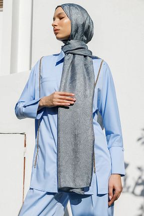 شال طوسی زنانه ویسکون Mooncorn - کد 924644515