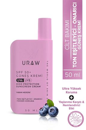 کرم ضد آفتاب صورت SPF 50 + Uraw - کد 803997115