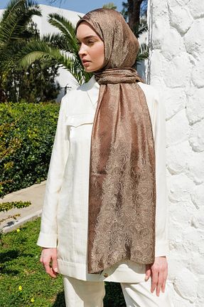 شال قهوه ای زنانه ویسکون Mooncorn - کد 924644530