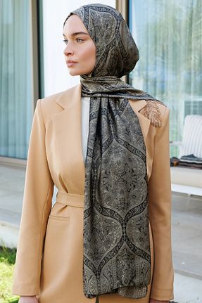 شال بژ زنانه ویسکون Mooncorn - کد 924636872