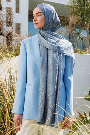 شال طوسی زنانه ویسکون Mooncorn - کد 924644421